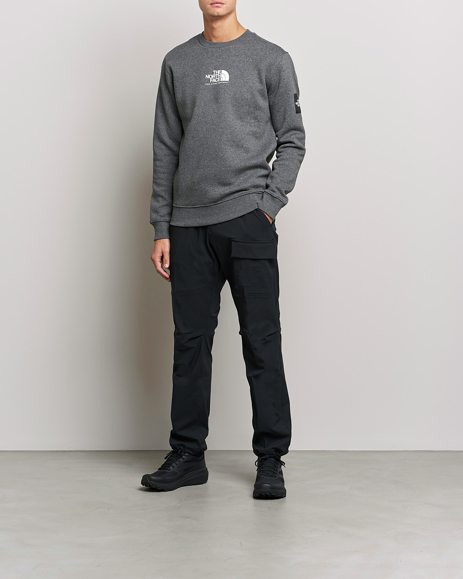 Uomini | Maglieria | The North Face | Fine Crew Neck Sweatshirt Grey Heather