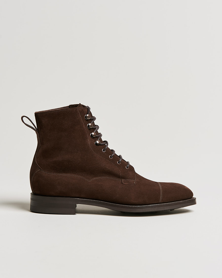 Uomini | Edward Green Galway Dainite Boot Mink Suede | Edward Green | Galway Dainite Boot Mink Suede