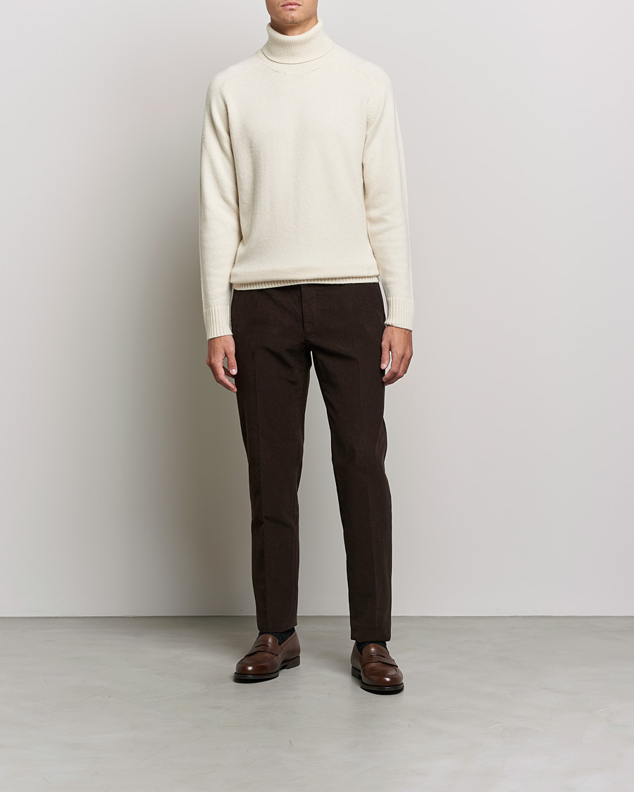 Uomini | Maglieria | Valstar | Cariaggi Cashmere Rollneck Natural