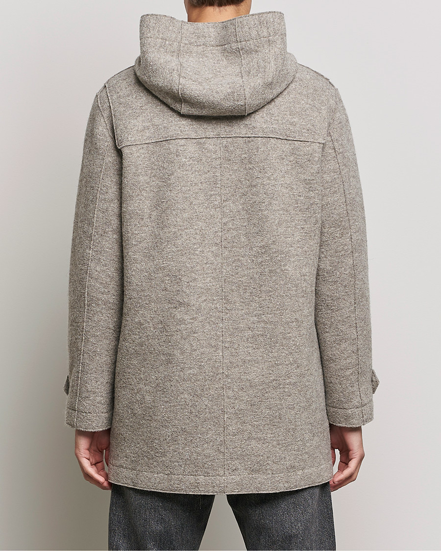 Uomini | Giacche | Harris Wharf London | Boiled Wool Duffle Coat Natural Casha