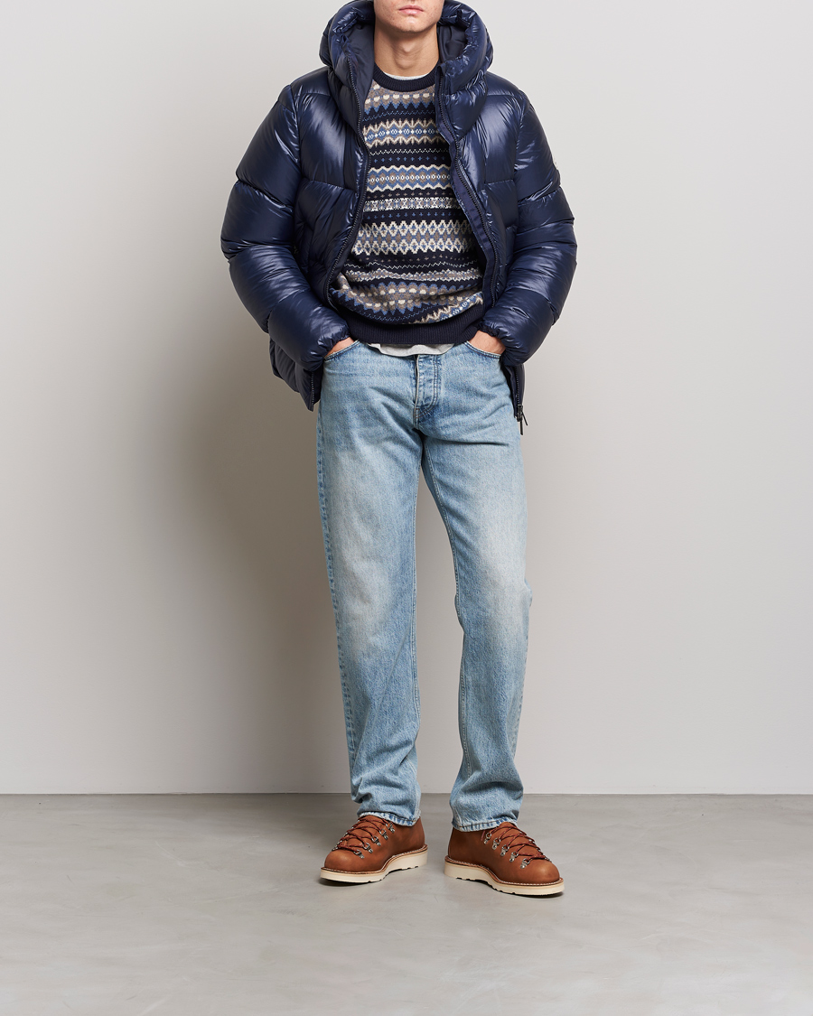 Uomini | Giacche | Pyrenex | Barry Hooded Down Jacket Amiral