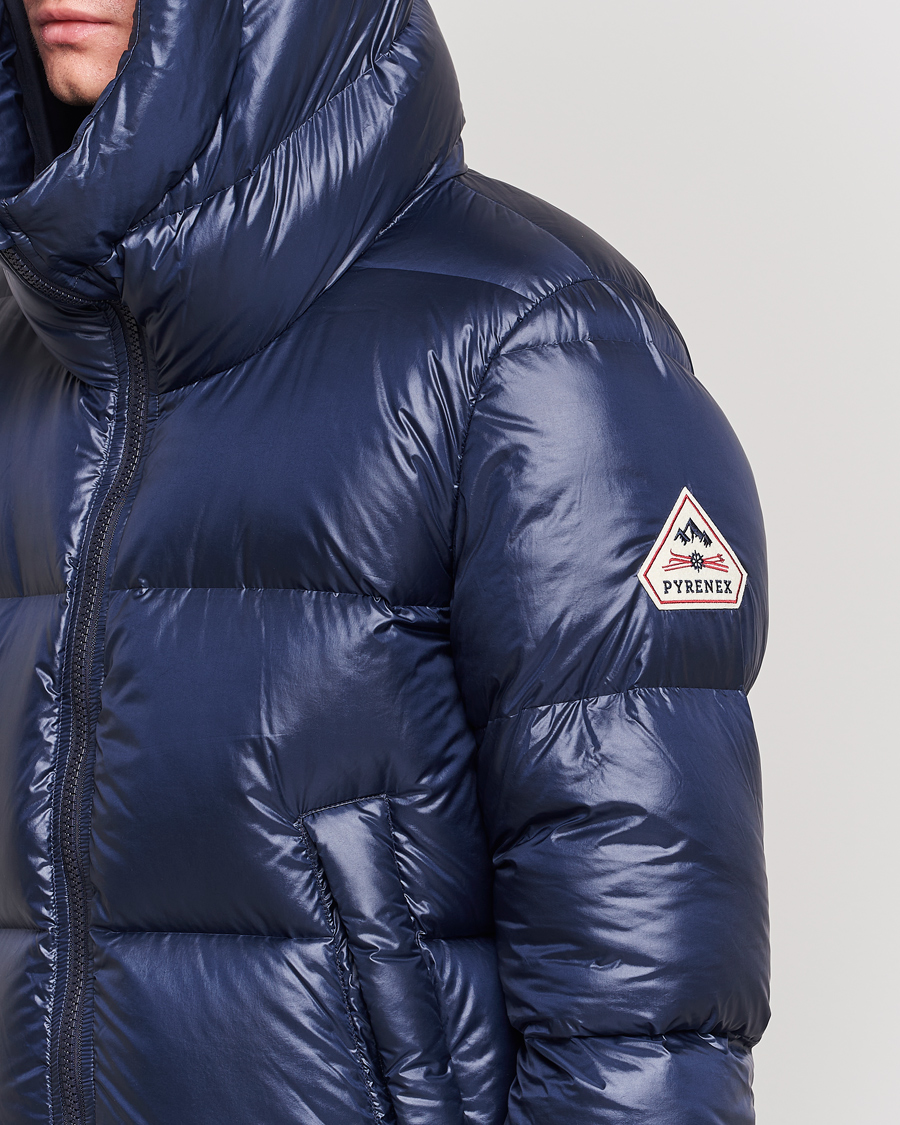 Uomini | Giacche | Pyrenex | Barry Hooded Down Jacket Amiral