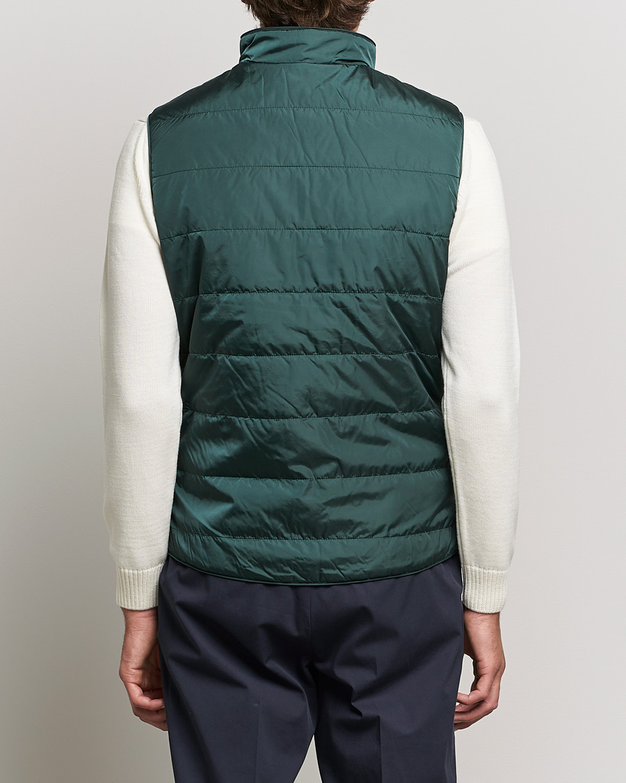 Uomini | Giacche | Stenströms | Padded Nylon Vest Green