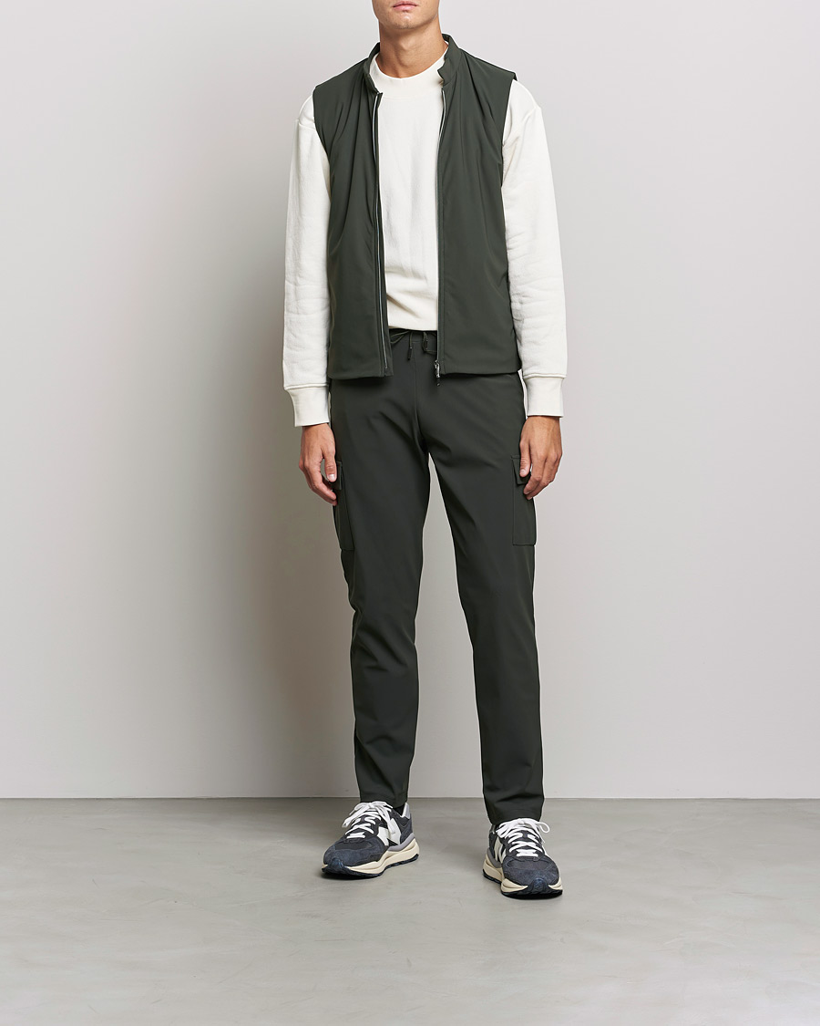 Uomini | Gilet | Stenströms | Active Jersey Sport Vest Green