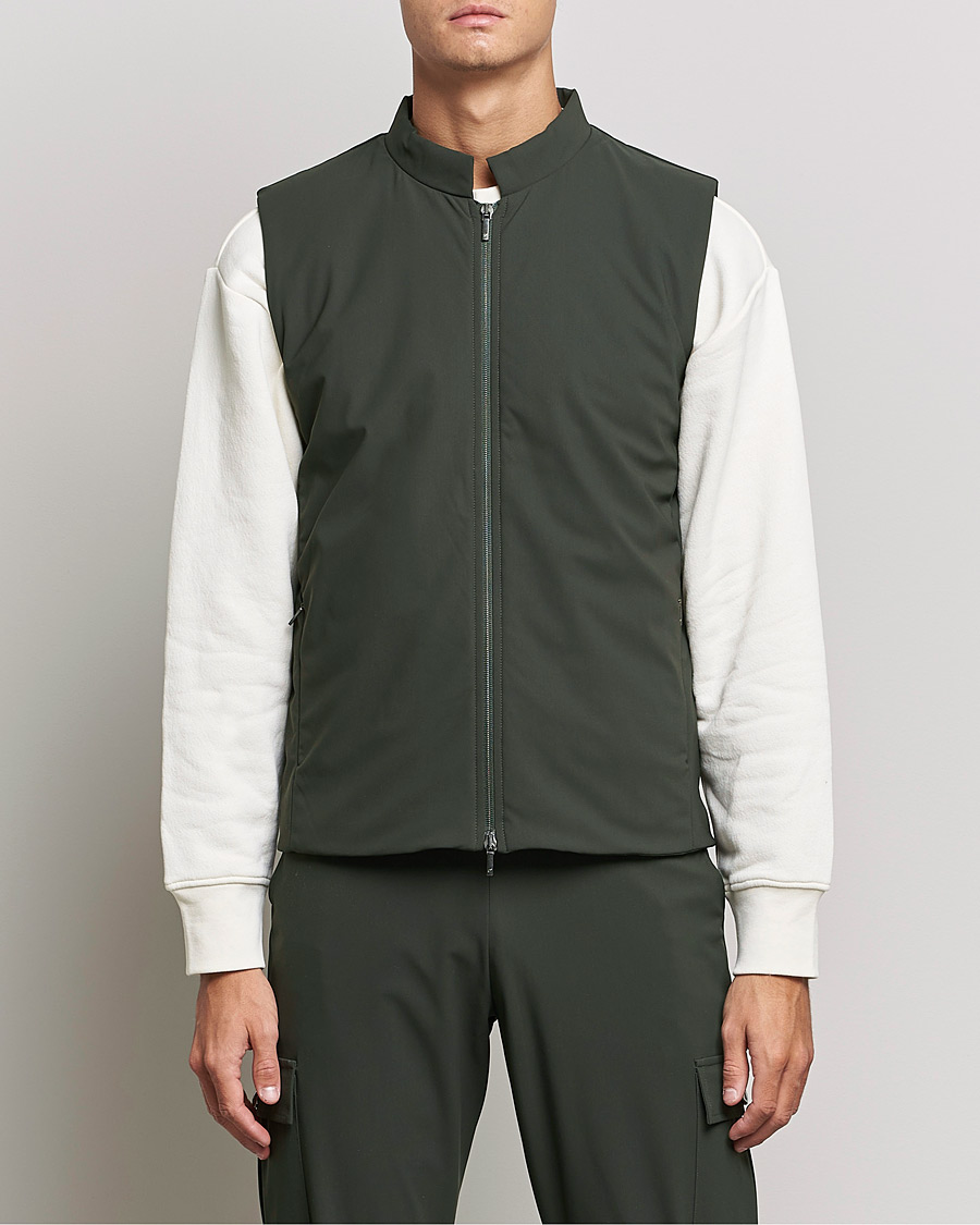 Uomini | Gilet | Stenströms | Active Jersey Sport Vest Green