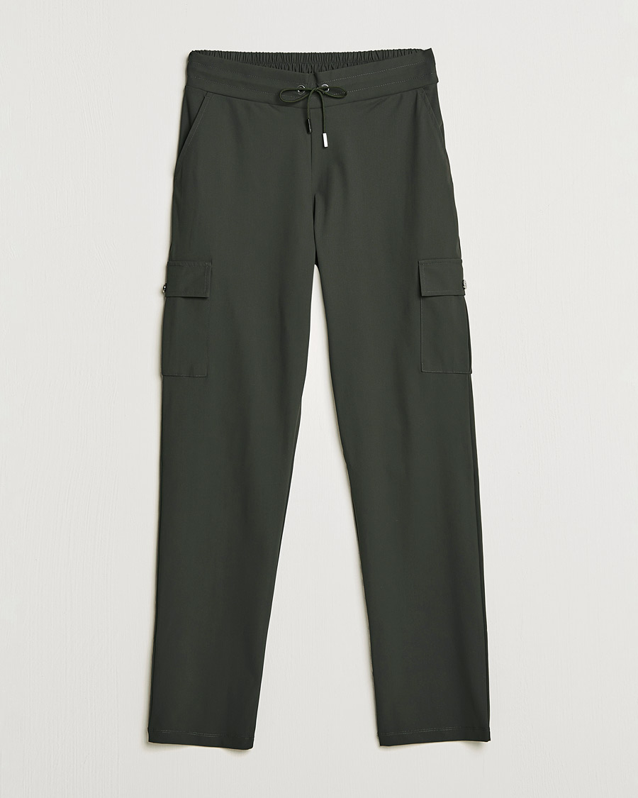 Uomini | Pantaloni | Stenströms | Active Jersey Sport Trousers Green