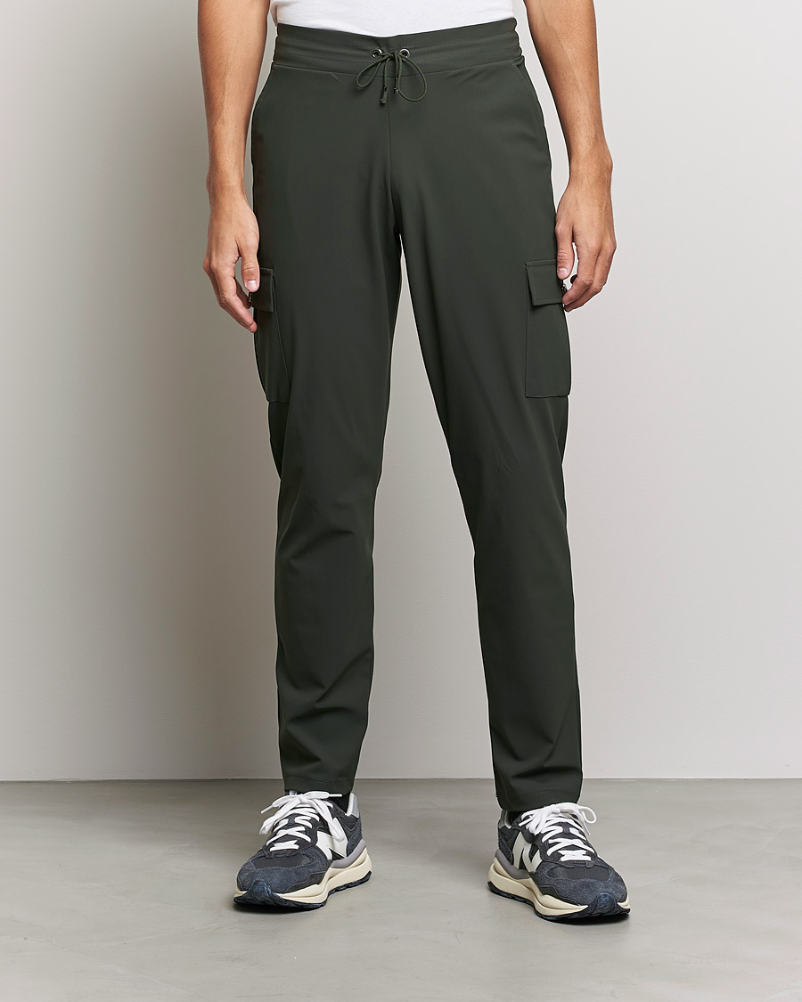 Uomini | Pantaloni | Stenströms | Active Jersey Sport Trousers Green
