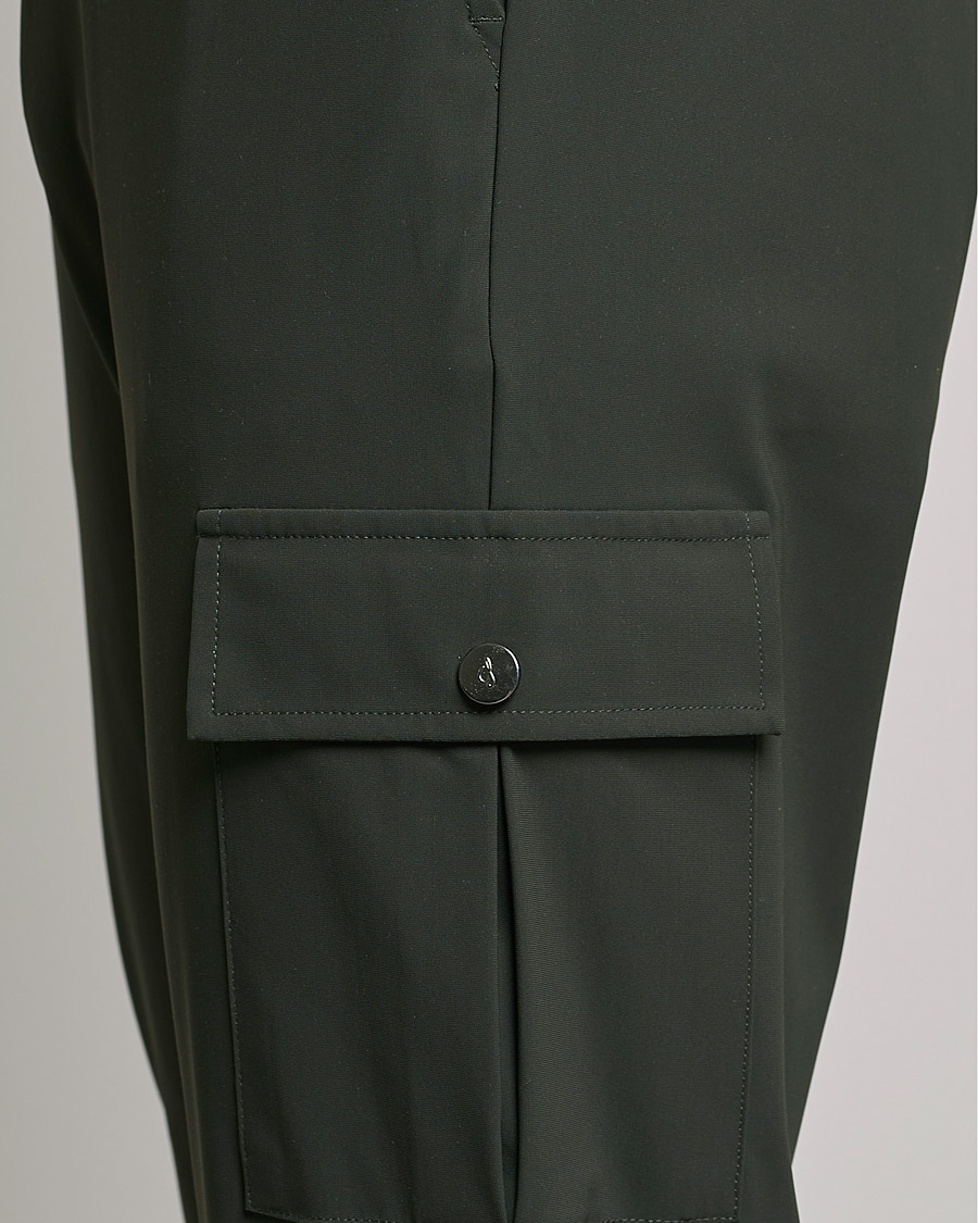 Uomini | Pantaloni | Stenströms | Active Jersey Sport Trousers Green