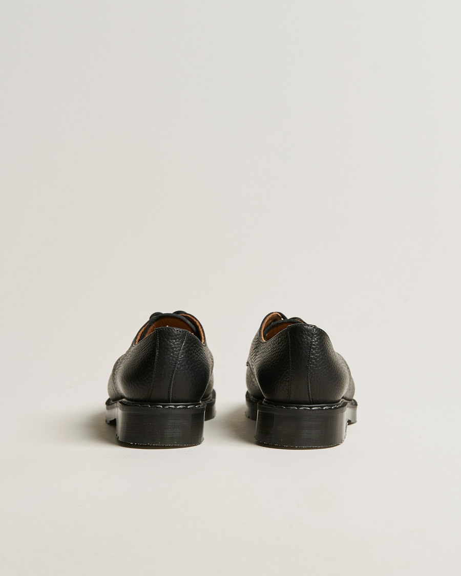 Uomini | Solovair 3 Eye Gibson Shoe Black Grain | Solovair | 3 Eye Gibson Shoe Black Grain