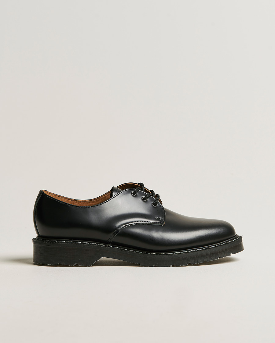 Uomini | Scarpe derby | Solovair | 3 Eye Gibson Shoe Black Shine