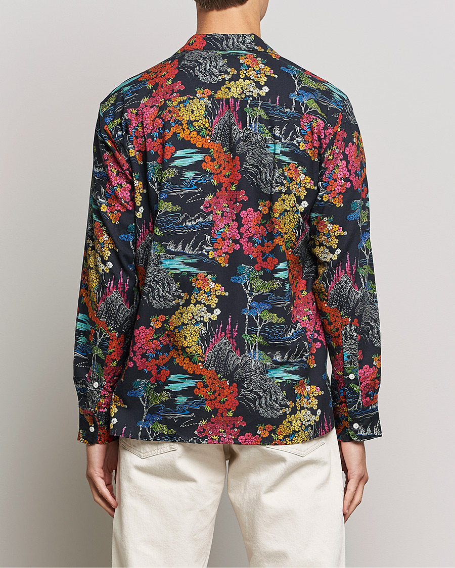 Uomini | Camicie | Gitman Vintage | Japanese Winter Garden Camp Shirt Multicolor