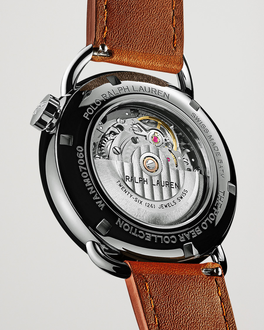 Uomini | Polo Ralph Lauren 42mm Automatic Yankee Bear White Dial | Polo Ralph Lauren | 42mm Automatic Yankee Bear White Dial