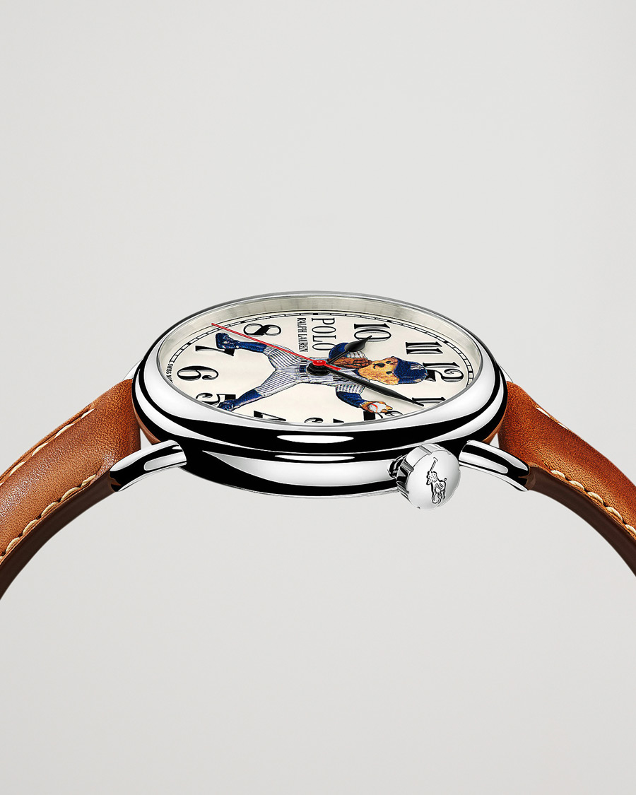 Uomini | Polo Ralph Lauren 42mm Automatic Yankee Bear White Dial | Polo Ralph Lauren | 42mm Automatic Yankee Bear White Dial
