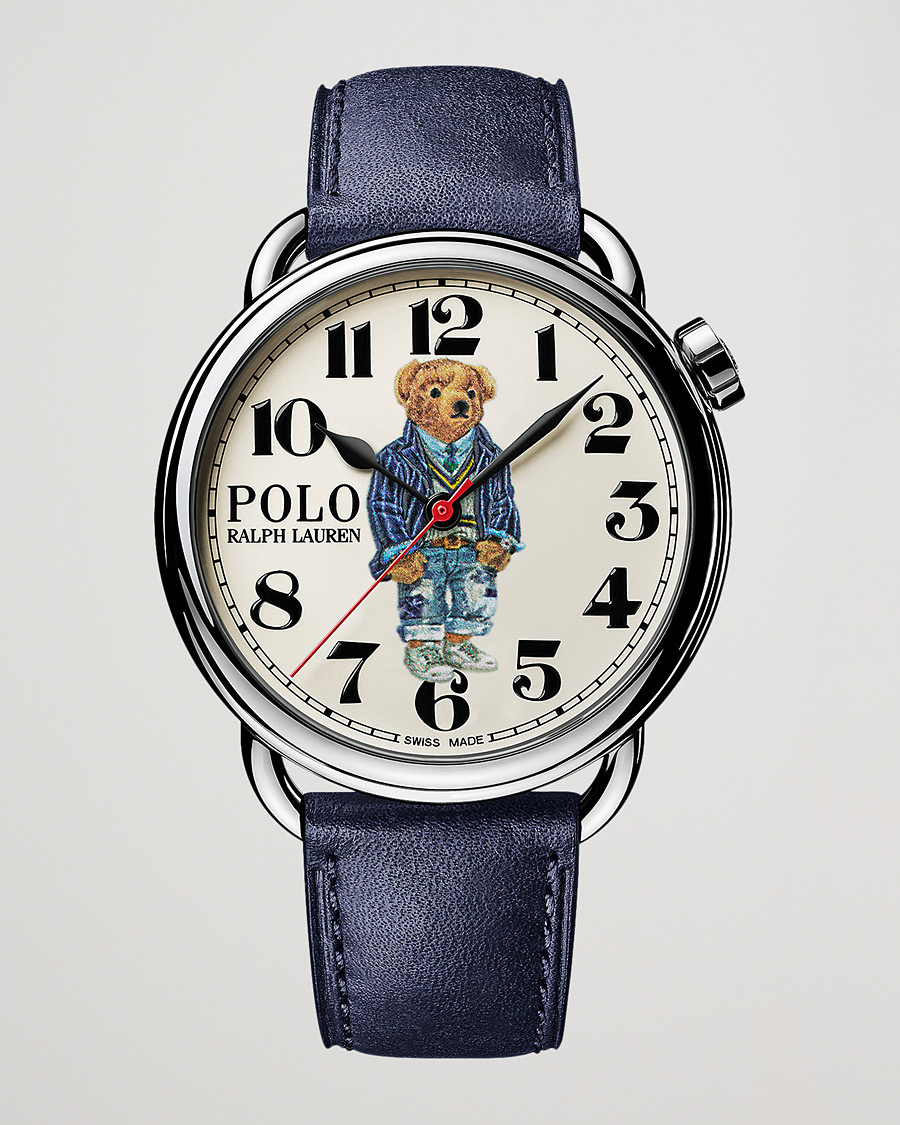 Uomini | Polo Ralph Lauren 42mm Automatic Cricket Bear White Dial | Polo Ralph Lauren | 42mm Automatic Cricket Bear White Dial
