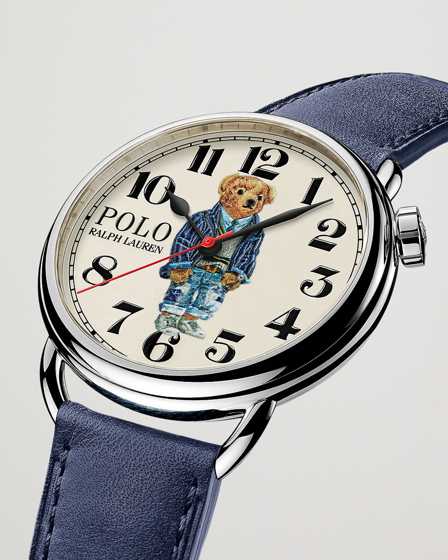 Uomini | Polo Ralph Lauren 42mm Automatic Cricket Bear White Dial | Polo Ralph Lauren | 42mm Automatic Cricket Bear White Dial
