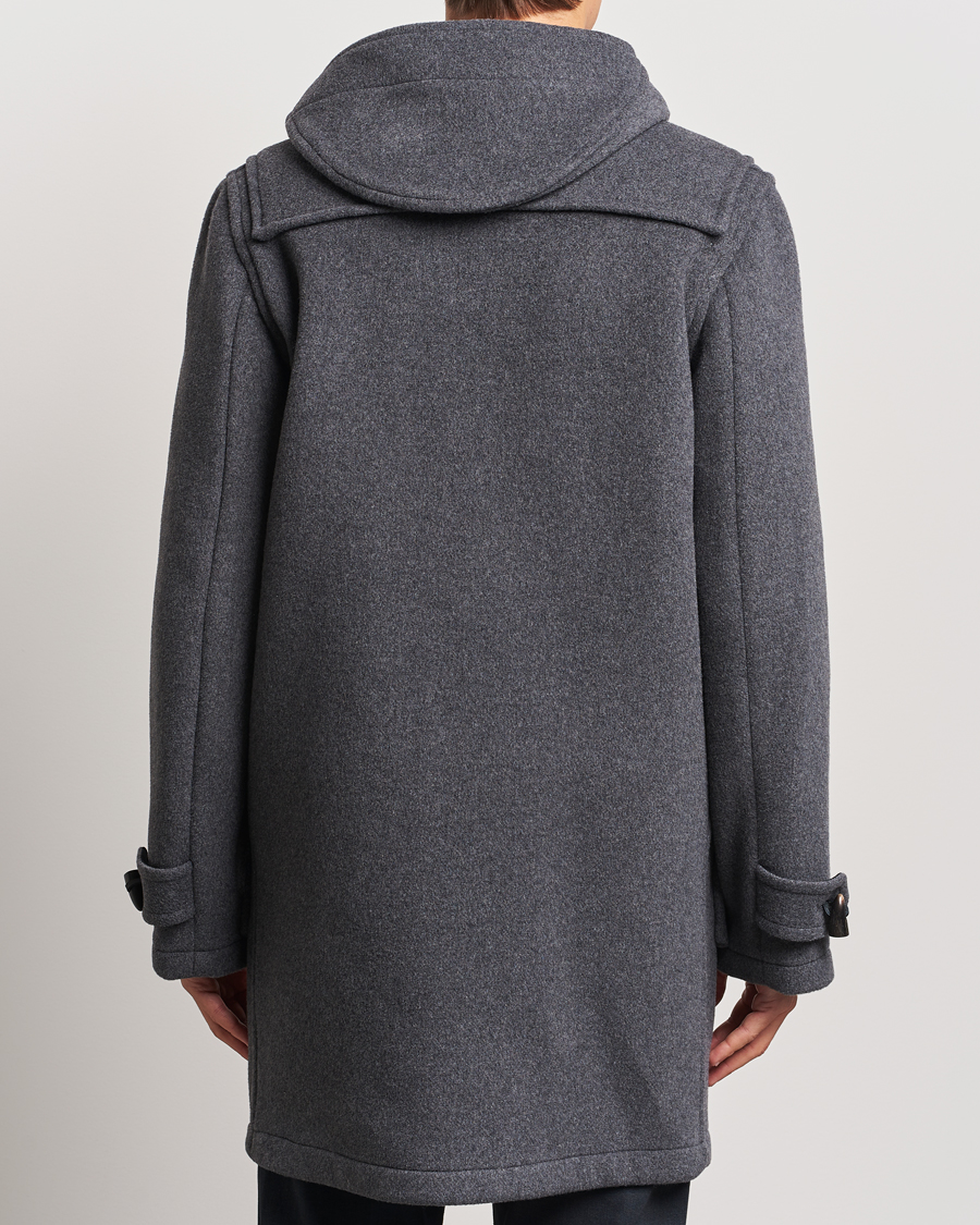 Uomini | Giacche | Gloverall | Morris Duffle Coat Grey/Blackwatch