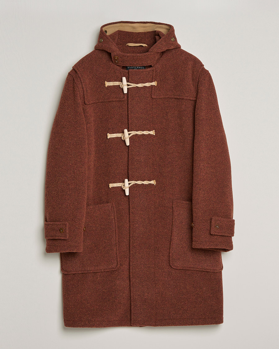 Uomini | Giacche | Gloverall | 575 Monty Original Duffle Coat Rust