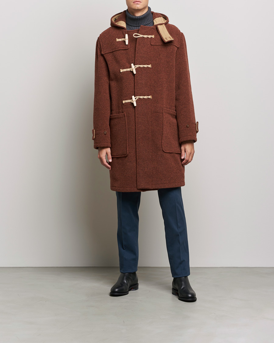 Uomini | Giacche | Gloverall | 575 Monty Original Duffle Coat Rust