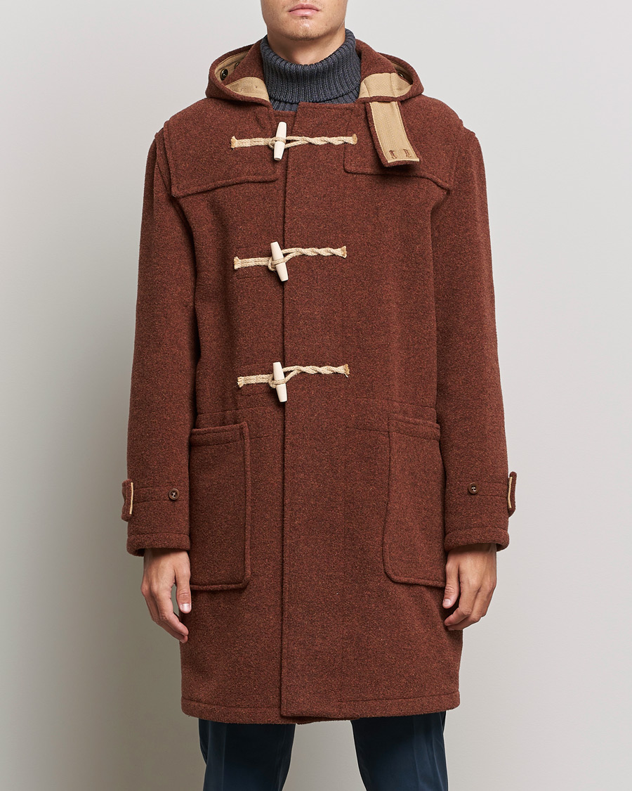 Uomini | Giacche | Gloverall | 575 Monty Original Duffle Coat Rust