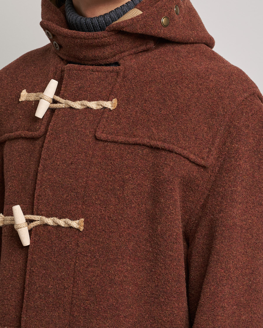 Uomini | Giacche | Gloverall | 575 Monty Original Duffle Coat Rust