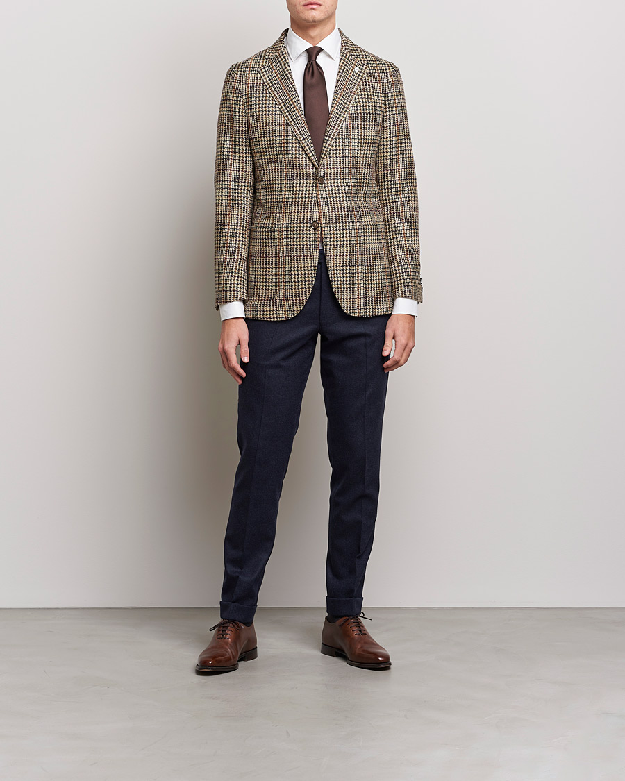 Uomini | Blazers | L.B.M. 1911 | Jack Houndstooth Wool Blazer Multi