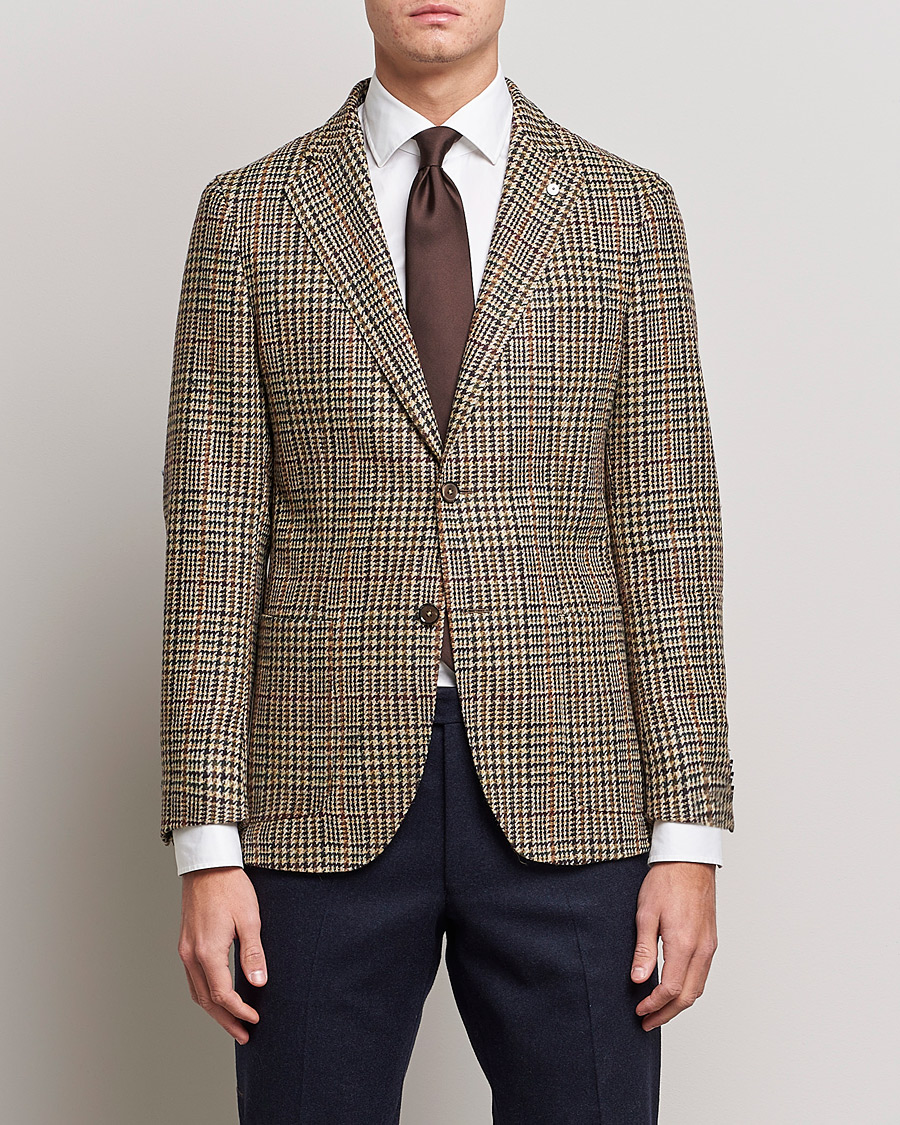 Uomini | Blazers | L.B.M. 1911 | Jack Houndstooth Wool Blazer Multi