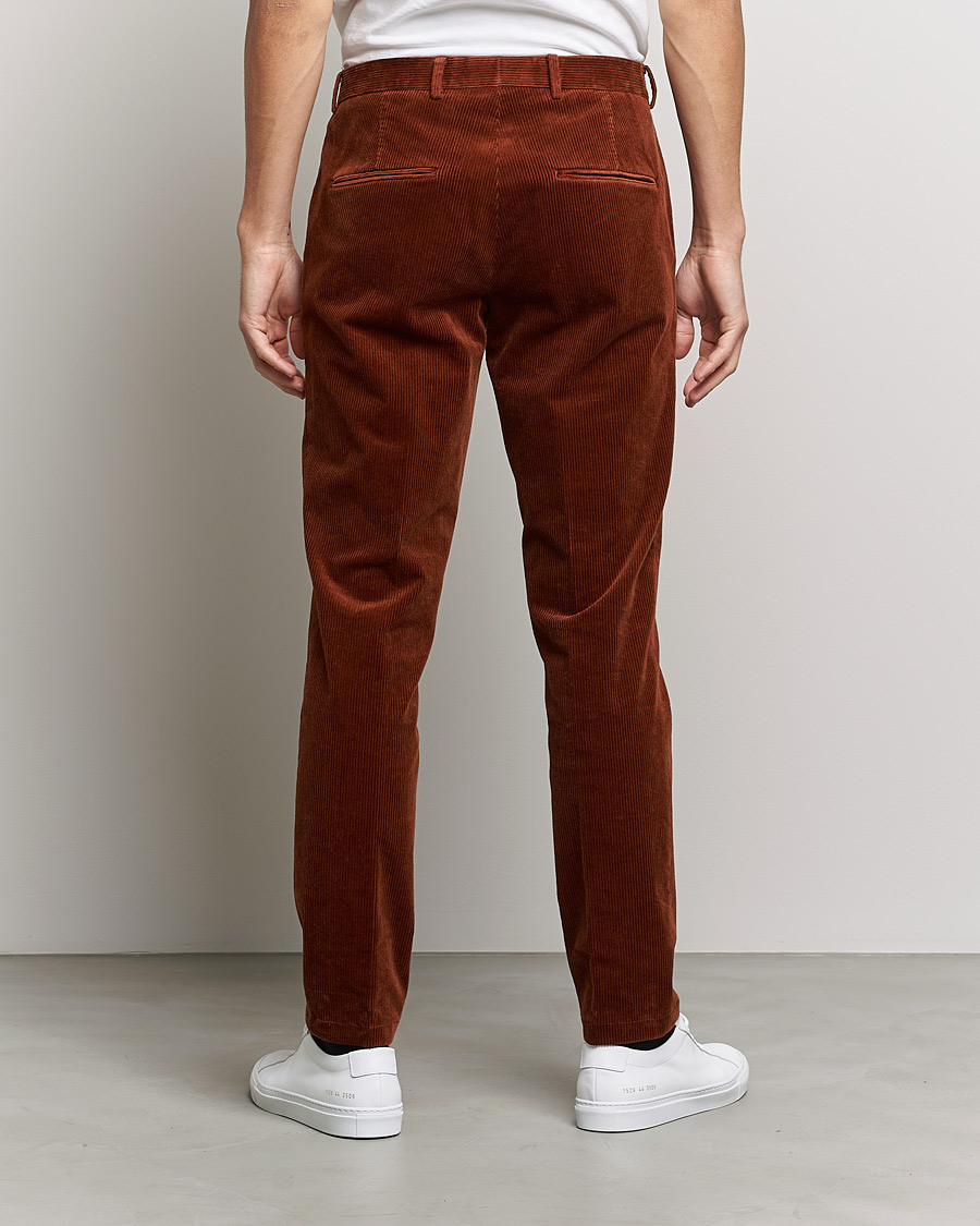 Uomini | Pantaloni | Oscar Jacobson | Denz Corduroy Trousers Orange