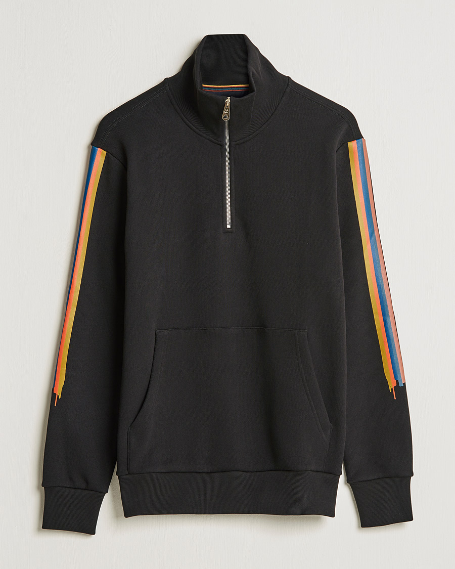 Uomini | Maglieria | Paul Smith | Half Zip Sweatshirt Black