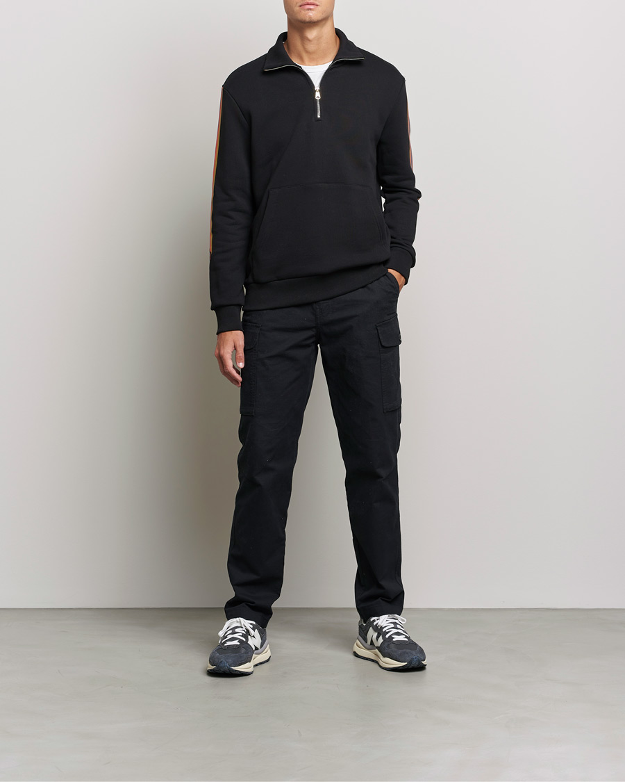 Uomini | Maglieria | Paul Smith | Half Zip Sweatshirt Black