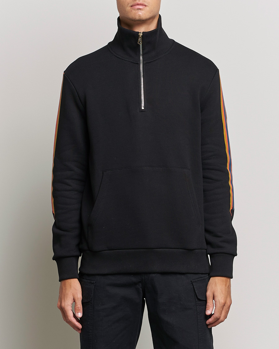 Uomini | Maglieria | Paul Smith | Half Zip Sweatshirt Black
