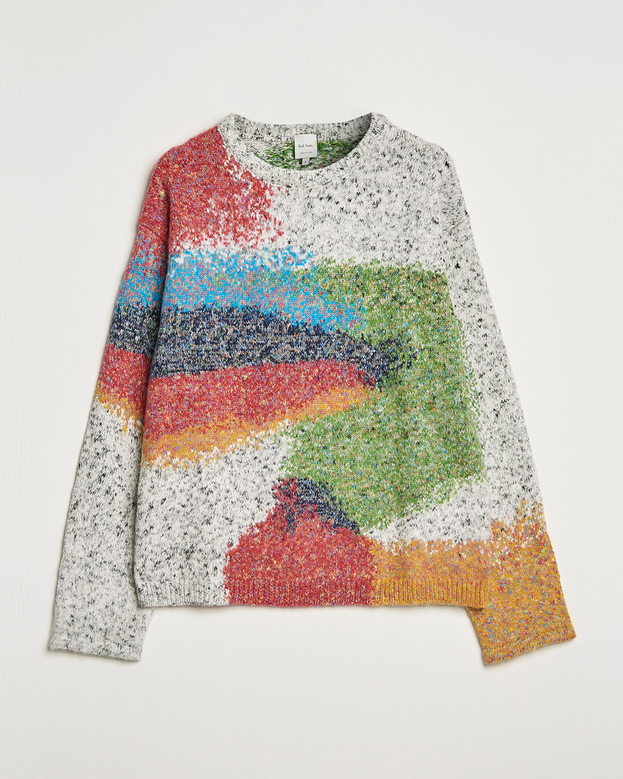 Uomini | Maglieria | Paul Smith | Cotton Alpaca Knitted Sweater Beige