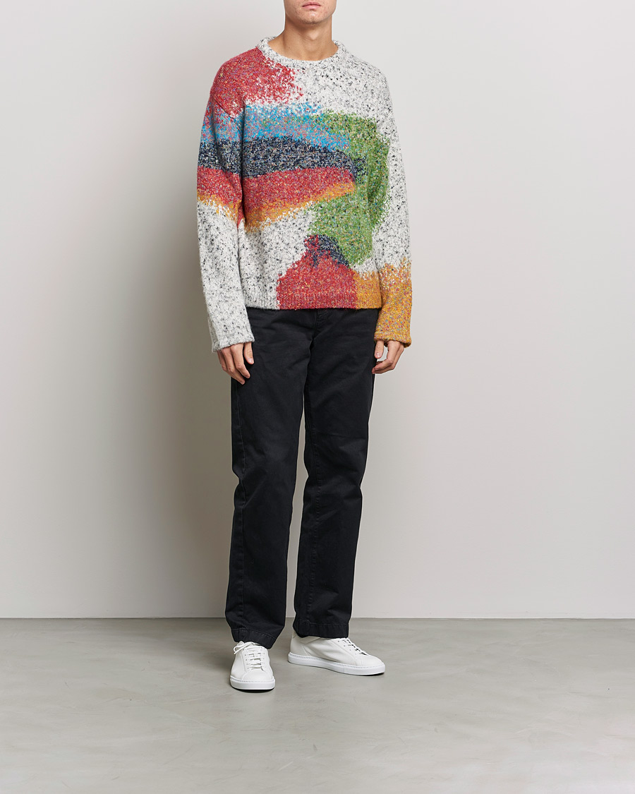 Uomini | Maglieria | Paul Smith | Cotton Alpaca Knitted Sweater Beige