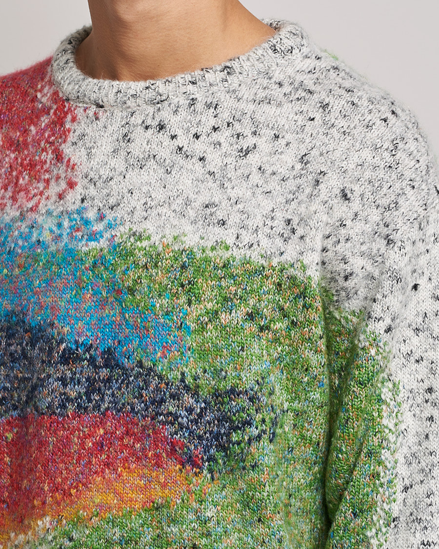 Uomini | Maglieria | Paul Smith | Cotton Alpaca Knitted Sweater Beige