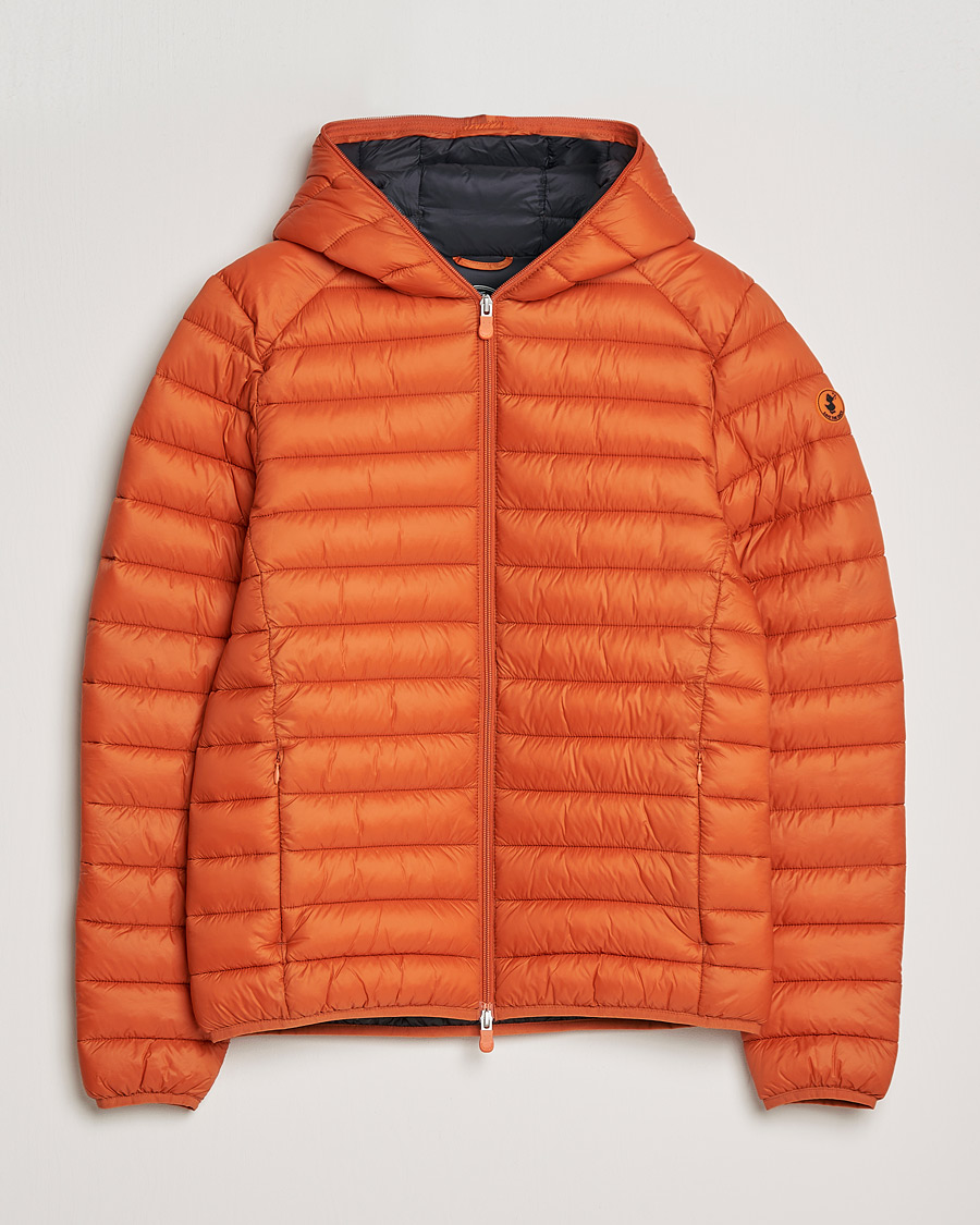 Uomini | Giacche | Save The Duck | Donald Lightweight Padded Hooded Jacket Ginger Orange S