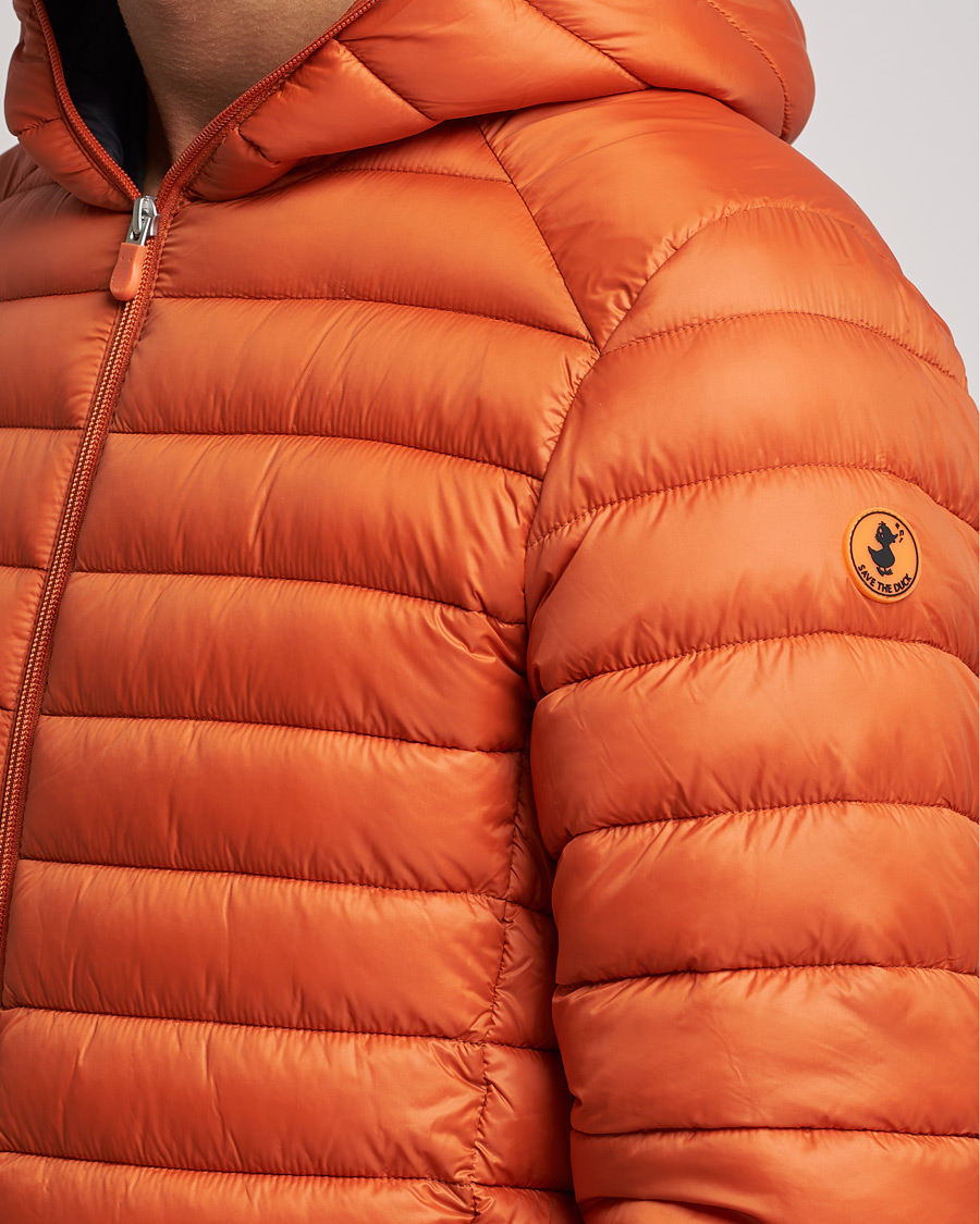 Uomini | Giacche | Save The Duck | Donald Lightweight Padded Hooded Jacket Ginger Orange S