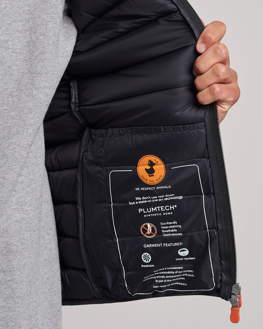 Uomini | Giacche | Save The Duck | Adam Lightweight Padded Vest Black