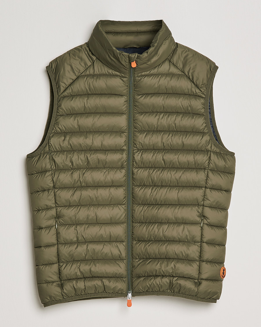 Uomini | Giacche | Save The Duck | Adam Lightweight Padded Vest Laurel Green
