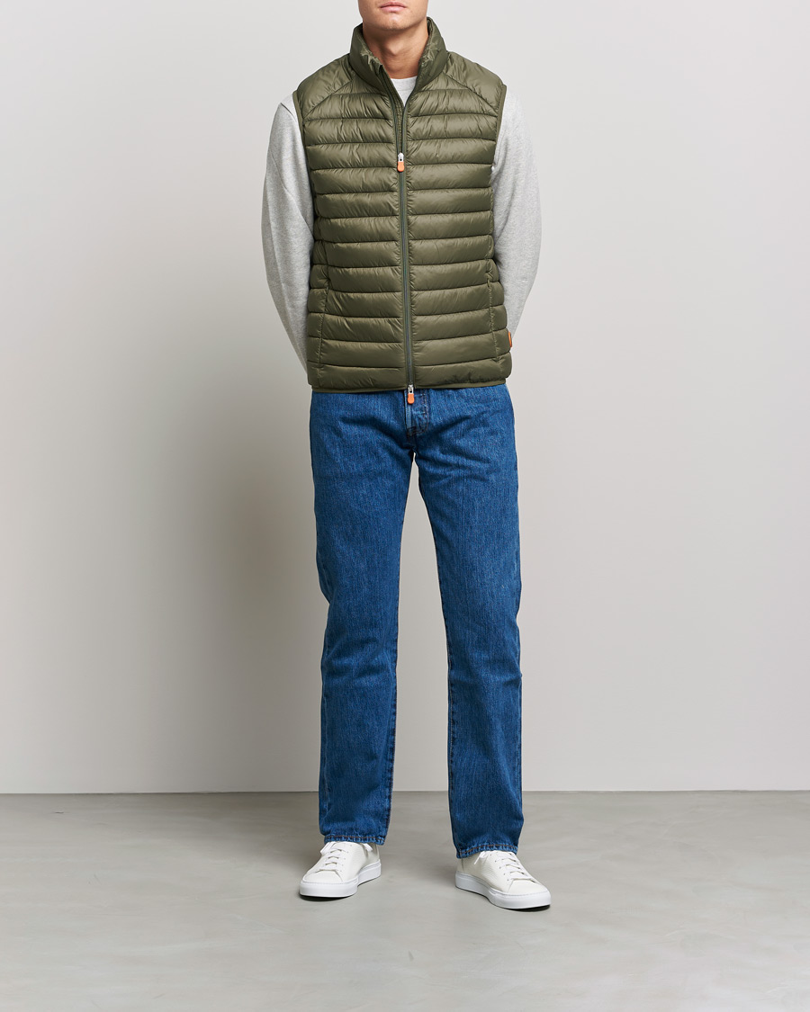 Uomini | Giacche | Save The Duck | Adam Lightweight Padded Vest Laurel Green