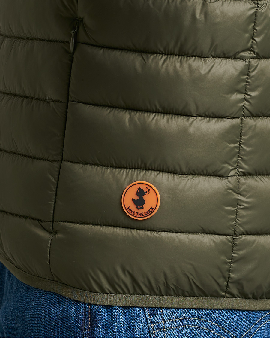 Uomini | Giacche | Save The Duck | Adam Lightweight Padded Vest Laurel Green