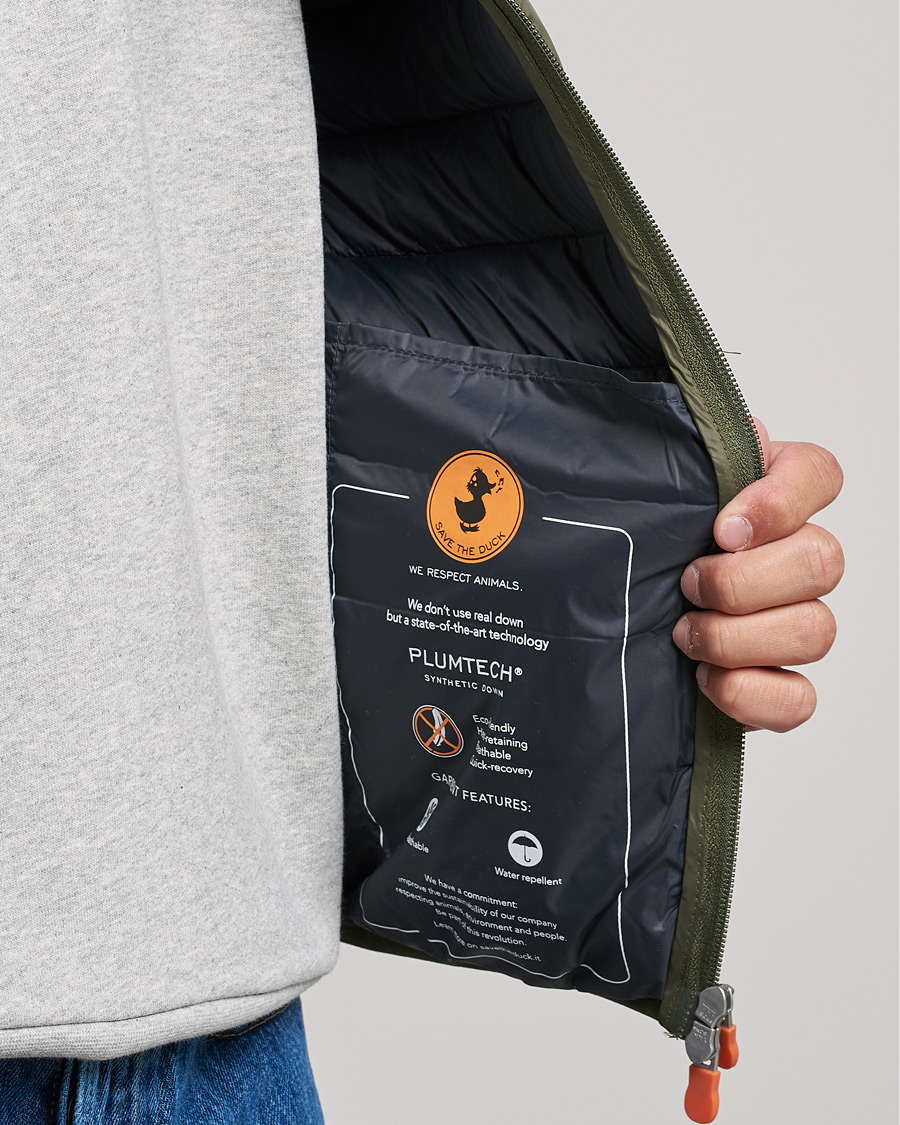 Uomini | Giacche | Save The Duck | Adam Lightweight Padded Vest Laurel Green