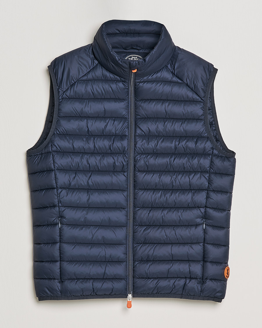 Uomini | Gilet | Save The Duck | Adam Lightweight Padded Vest Blue Black