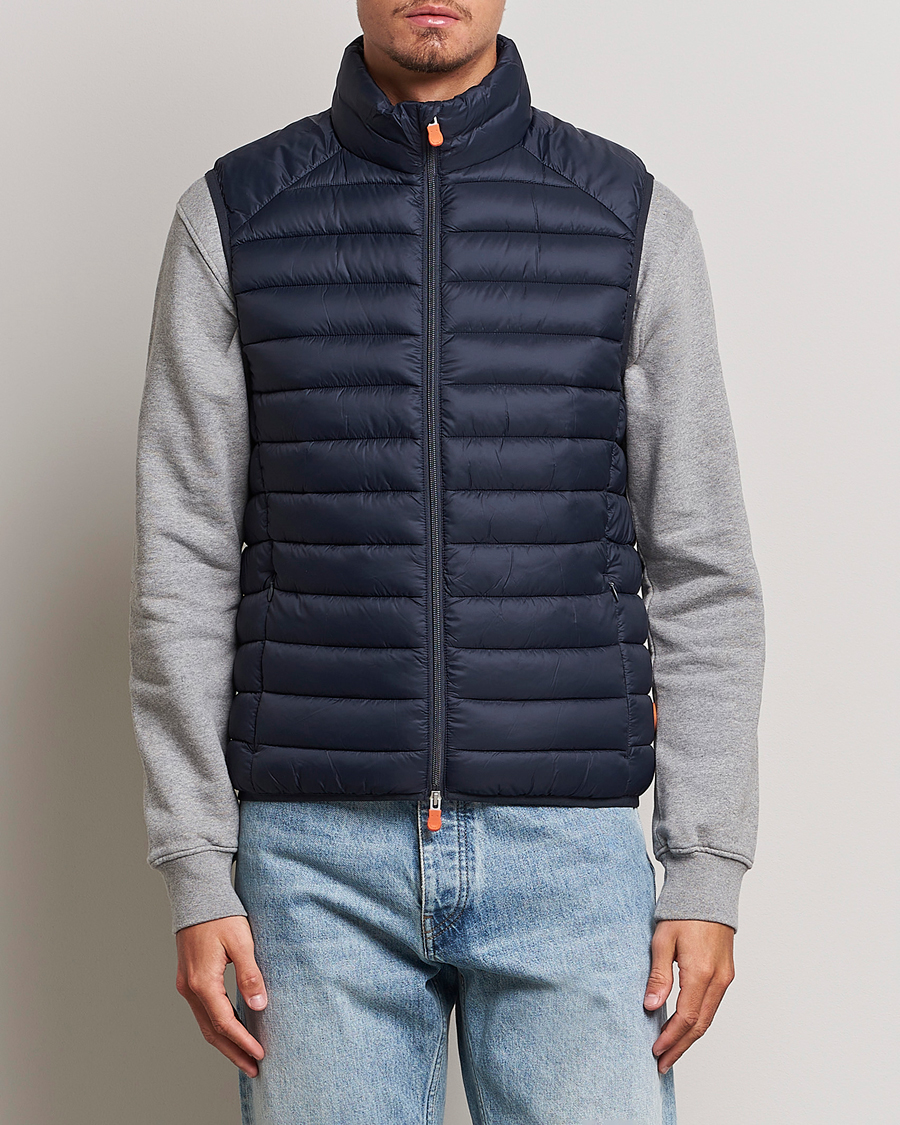 Uomini | Gilet | Save The Duck | Adam Lightweight Padded Vest Blue Black