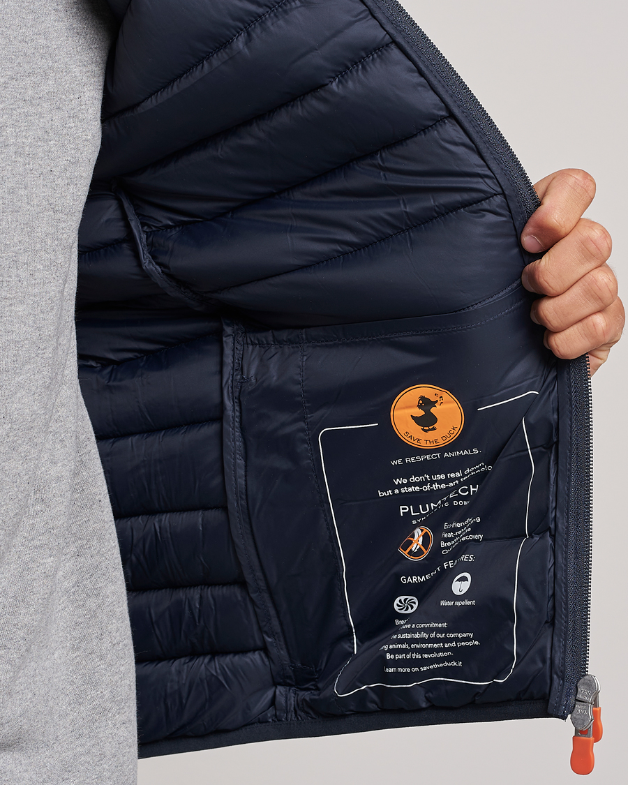 Uomini | Gilet | Save The Duck | Adam Lightweight Padded Vest Blue Black