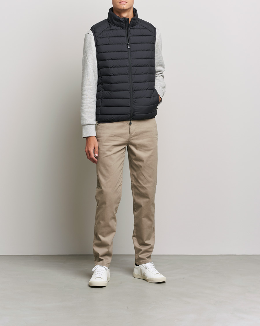 Uomini | Gilet | Save The Duck | Liam Matt Lightweight Vest Black