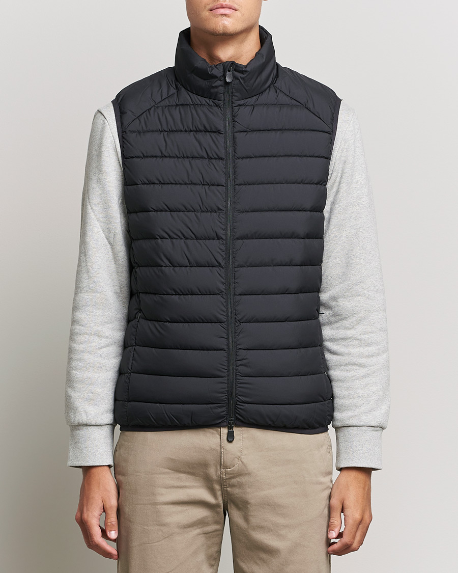 Uomini | Gilet | Save The Duck | Liam Matt Lightweight Vest Black