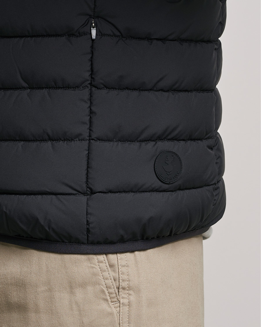 Uomini | Gilet | Save The Duck | Liam Matt Lightweight Vest Black