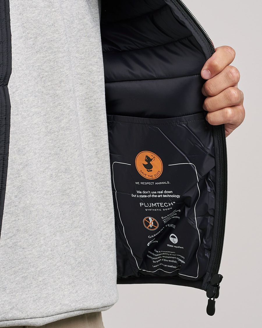 Uomini | Gilet | Save The Duck | Liam Matt Lightweight Vest Black