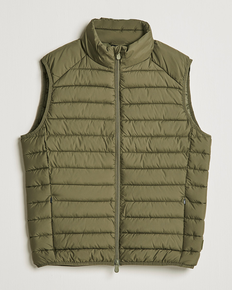 Uomini | Gilet | Save The Duck | Liam Matt Lightweight Vest Laurel Green