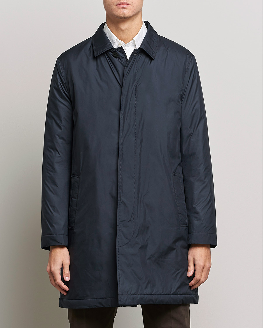 Uomini | Giacche | Sunspel | Recycled Polyester Padded Coat Navy