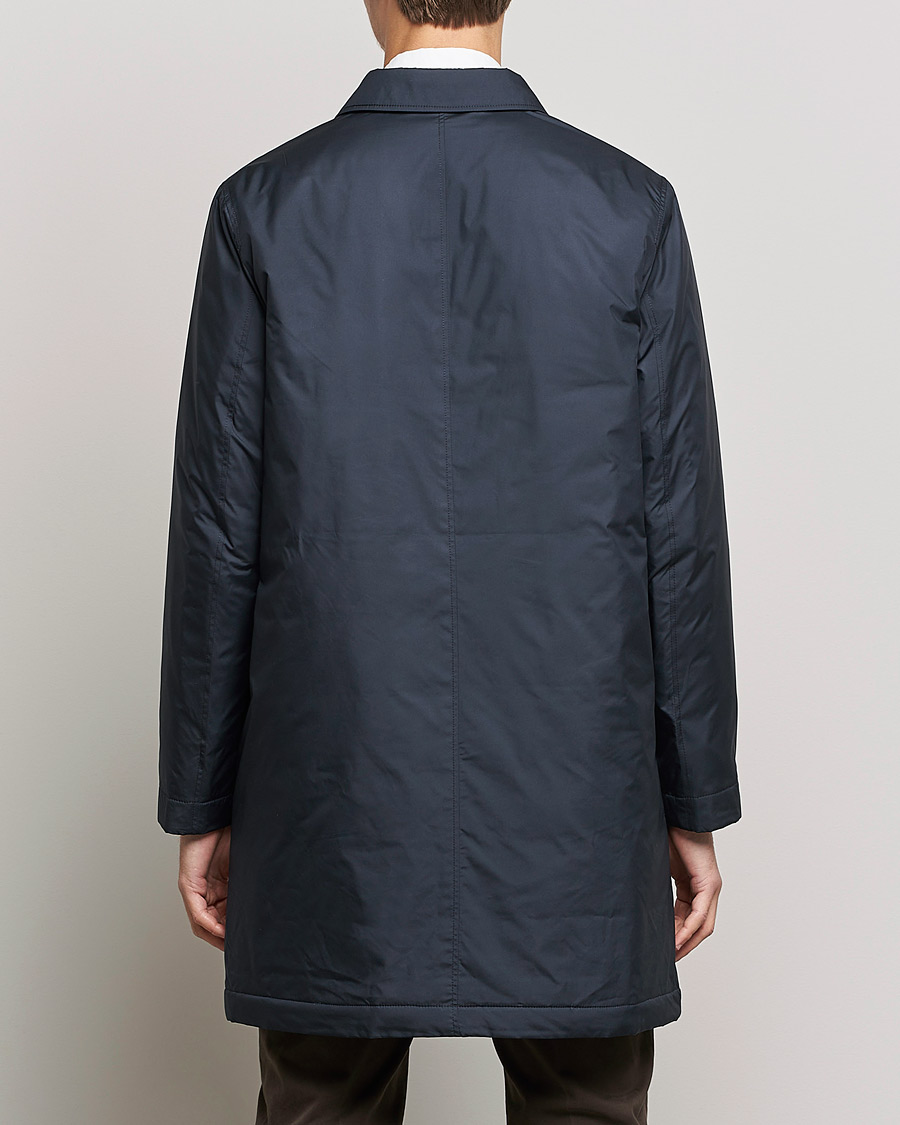 Uomini | Giacche | Sunspel | Recycled Polyester Padded Coat Navy